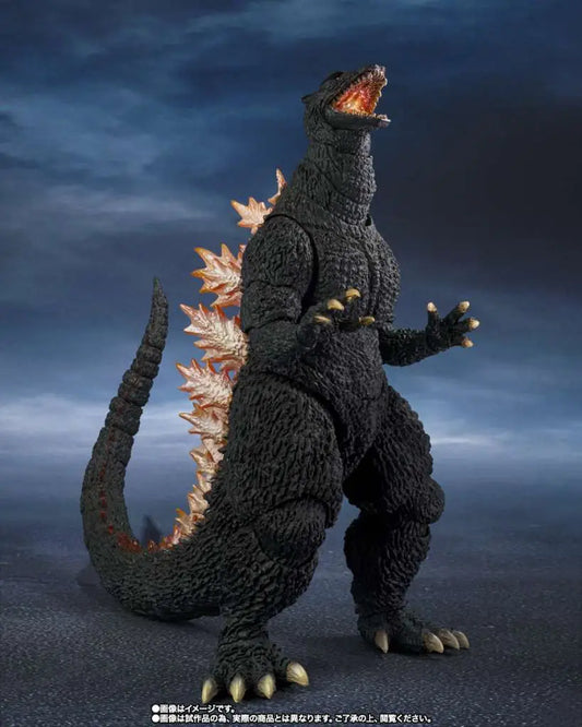 BANDAI - GODZILLA GODZILLA 2004 HEAT RAY VER NEW GOTENGO S.H.MONSTERARTS ACTION FIGURE 16 cm