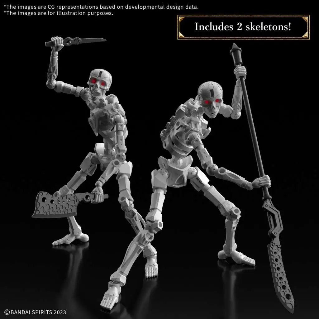 BANDAI 30MF DLROSKELETON MODEL KIT 12 cm