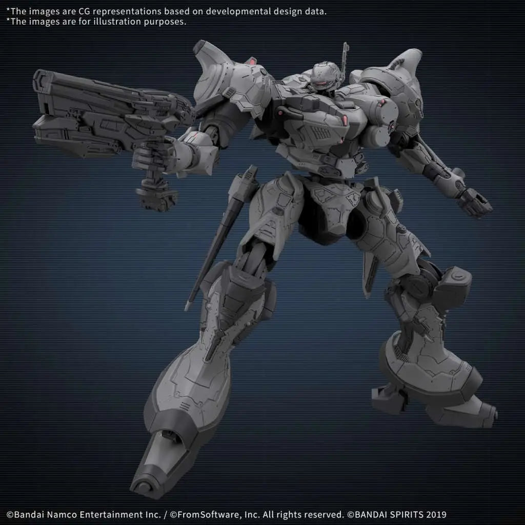 BANDAI 30MM ARMORED CORE VI FIRES RUBICON ARQUEBUS CORPORATION VP-40S MODEL KIT 13 cm