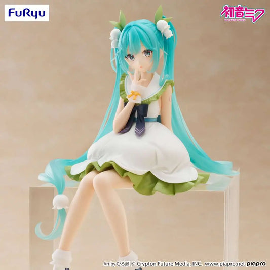 FURYU HATSUNE MIKU FLOWER FAIRY LILY VALLEY NOODLE STOPPER FIGURA 14 cm