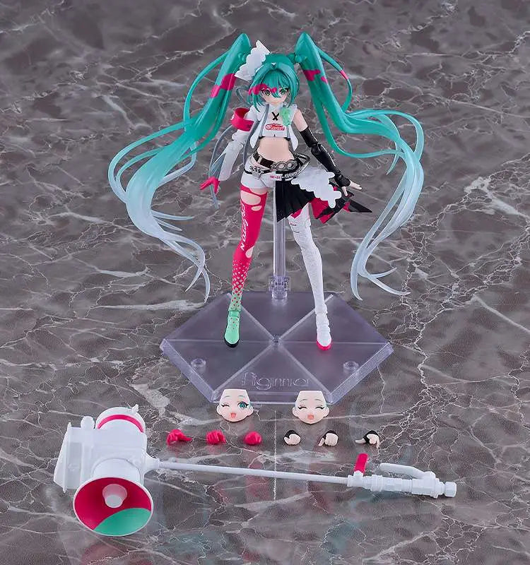 GOOD SMILE COMPANY HATSUNE MIKU GT PROJECT RACING MIKU 2025 FIGMA AF ACTION FIGURE 15 cm