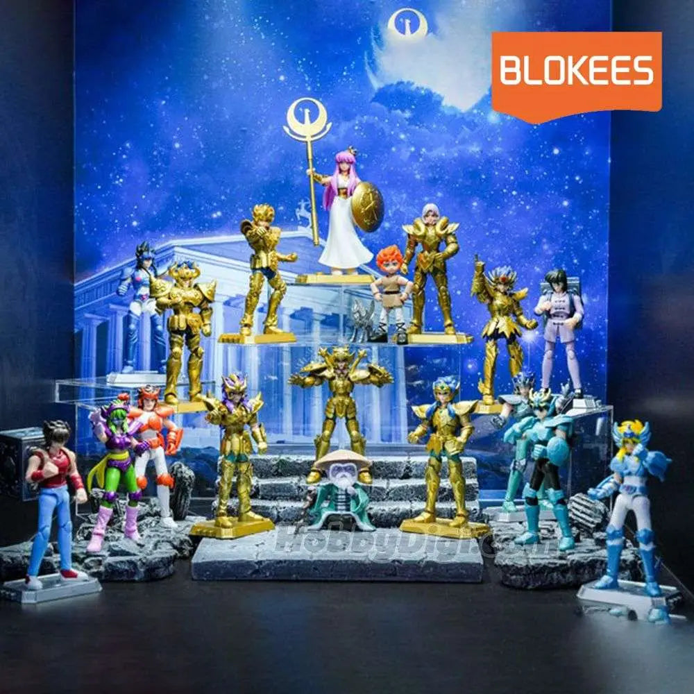 BLOKEES - SAINT SEIYA GALAXY VERSION 03 BLIND BOX SET (9) MODEL KIT 9cm