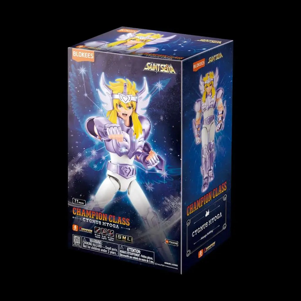 BLOKEES HYOGA & CYGNUS - SAINT SEIYA CHAMPION CLASS 07 MODEL KIT 12 cm