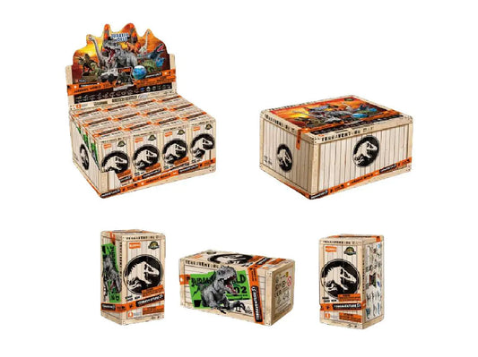 BLOKEES - JURASSIC PARK JURASSIC WORLD TERRAVENTURE TS02 BLIND BOX SET (12) MODEL KIT 7 cm