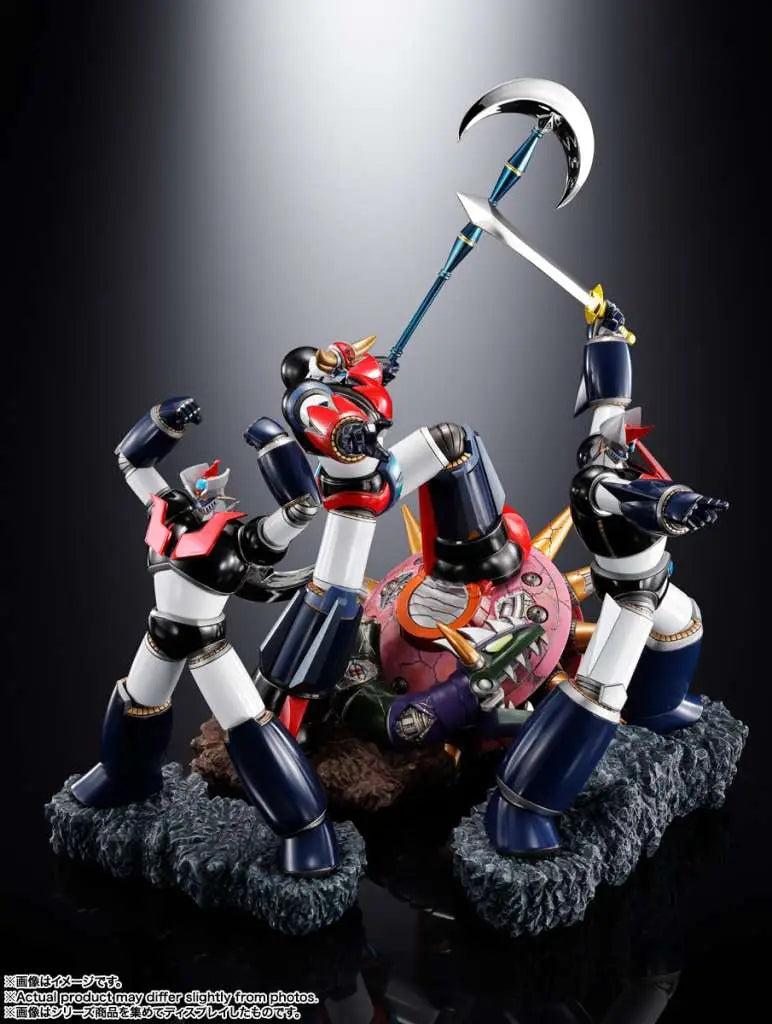 BANDAI - MAZINGER DOUBLE FIGUARTS ZERO TOUCH METALLIQUE STATUA 19.5 cm