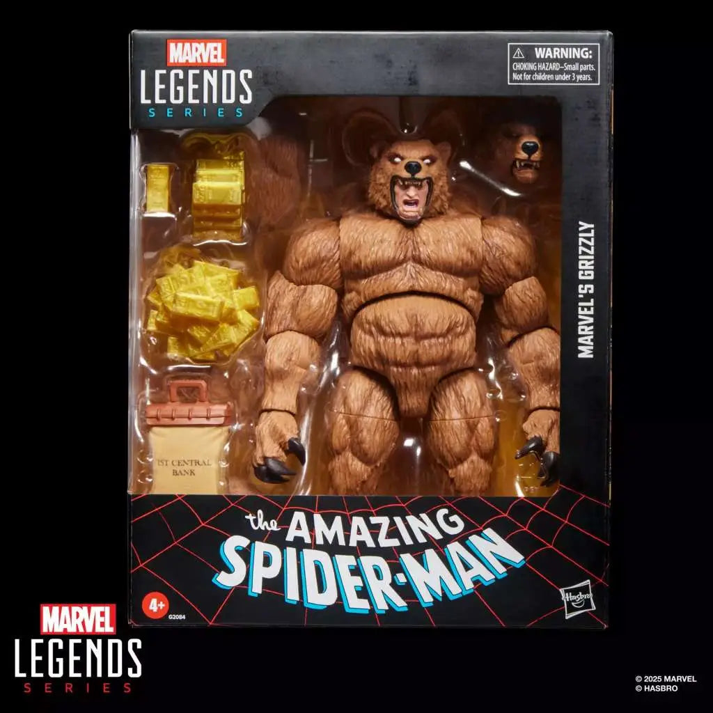 HASBRO SPIDER-MAN - MARVEL LEGENDS GRIZZLY ACTION FIGURE
