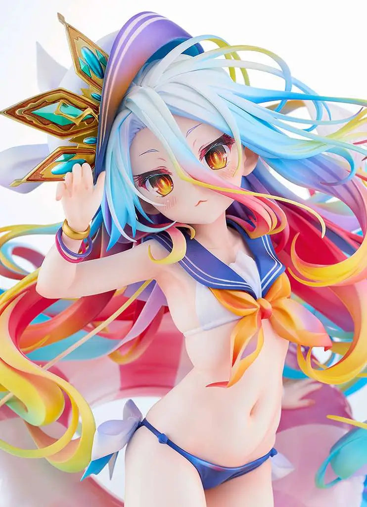 GOOD SMILE COMPANY NO GAME NO LIFE SHIRO SAILOR STYLE SWIMSUIT FIGURA 23 cm
