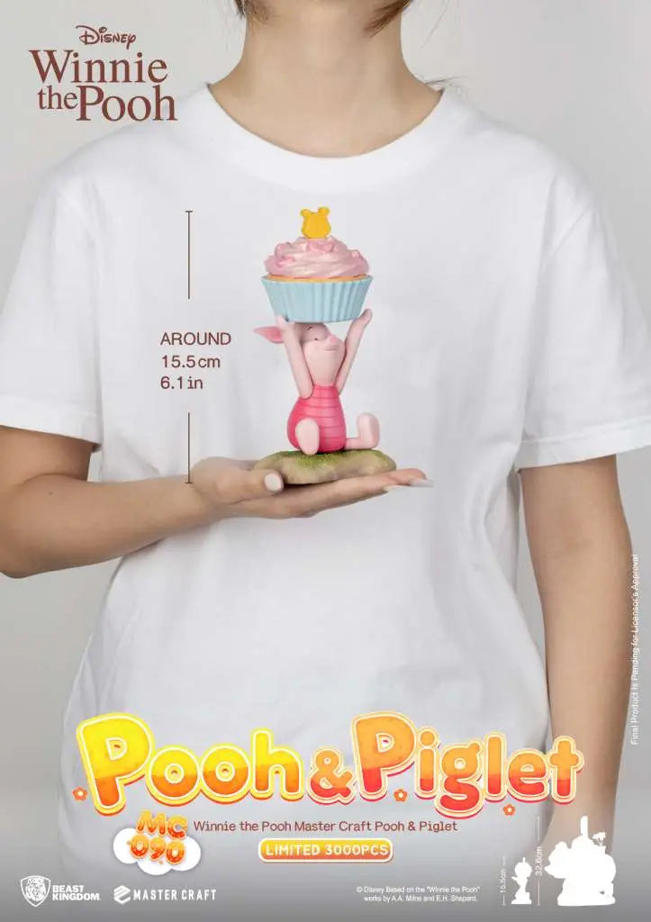 WINNIE THE POOH POOH & PIGLET MASTER CRAFT STATUE
