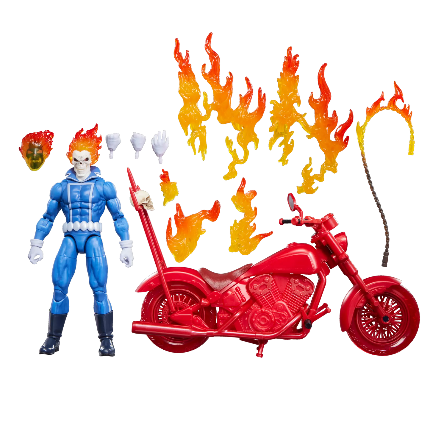 HASBRO GHOST RIDER - MARVEL LEGENDS JHONNY BLAZE BIKE ACTION FIGURE
