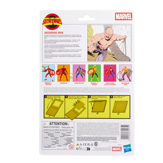 HASBRO - MARVEL LEGENDS SECRET WARS ABSORBING MAN ACTION FIGURE
