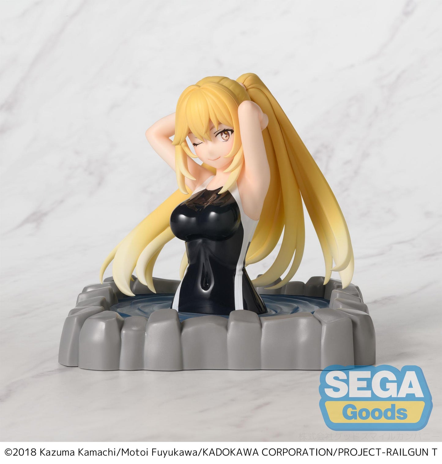 SEGA CERTAIN SCIENTIFIC RAILGUN MISAKI SHOKUHOU THERMAE UTOPIA FIG FIGURA 14 cm