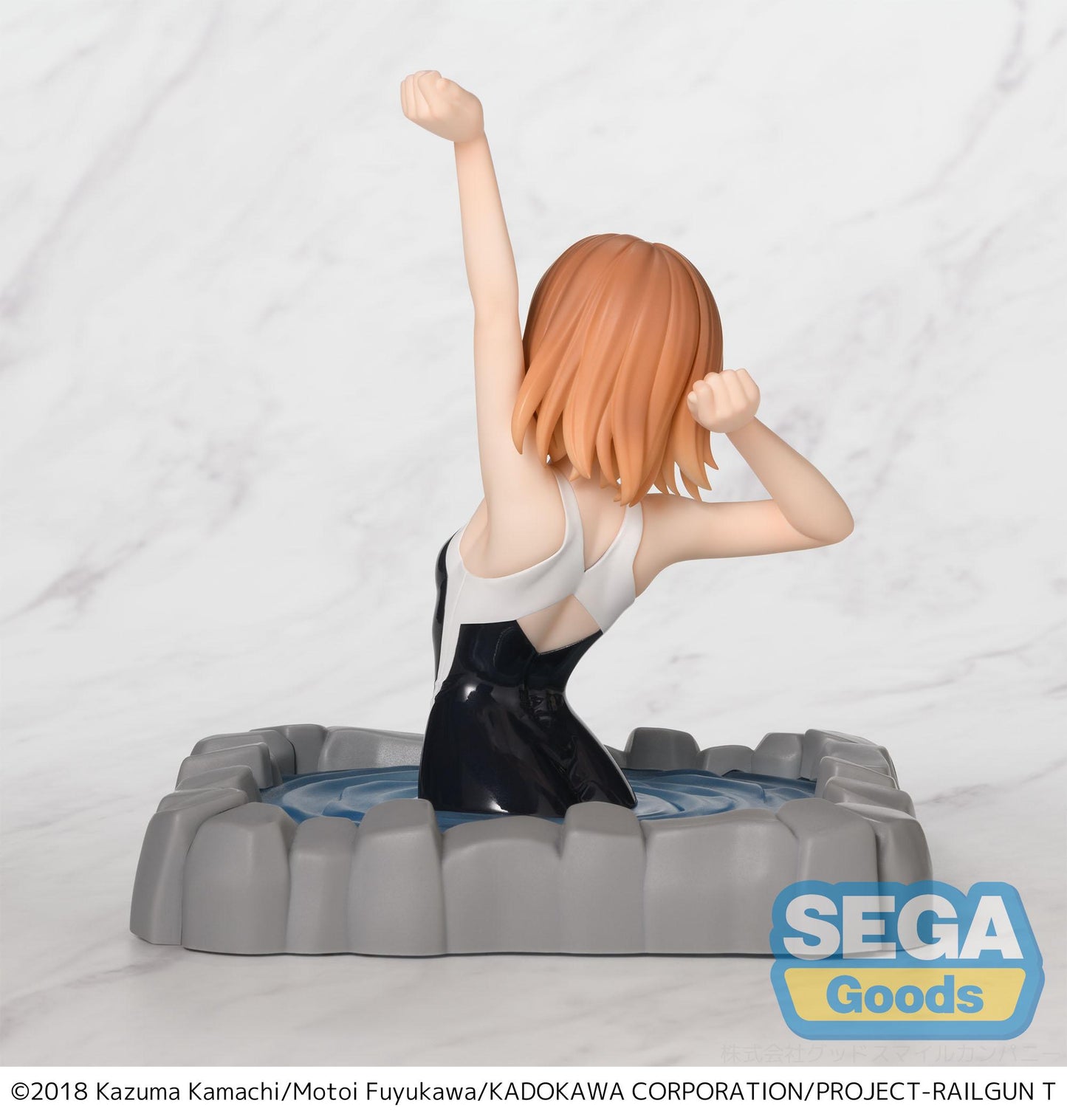 SEGA CERTAIN SCIENTIFIC RAILGUN MIKOTO MISAKA THERMAE UTOPIA FIGURA 14 cm