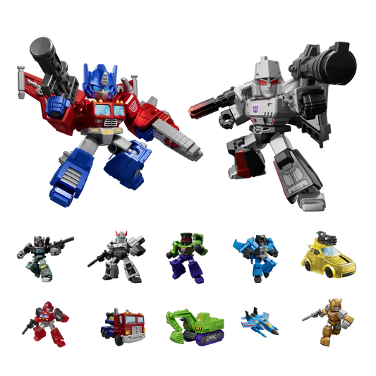 BLOKEES - TRANSFORMERS GALAXY SHINING DEFENDER VERSION 01 BLIND BOX (12) MODEL KIT 6cm