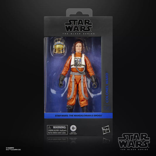 STAR WARS BLACK SERIES THE MANDALORIAN AND GROGU COLONEL WARD ACTION FIGURE