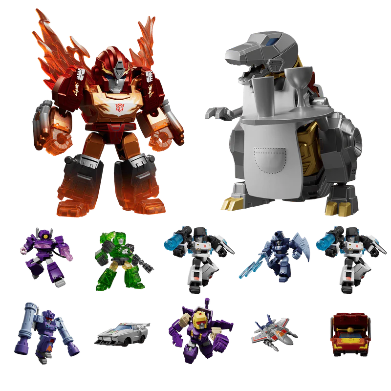 BLOKEES - TRANSFORMERS TYRANTS FURY DEFENDER VERSION 04 BLIND BOX SET (12) MODEL KIT 6 cm