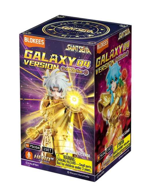 BLOKEES - SAINT SEIYA GOLD ZODIAC 2 GALAXY VERSION 04 BLIND BOX SET (9) MODEL KIT 9cm