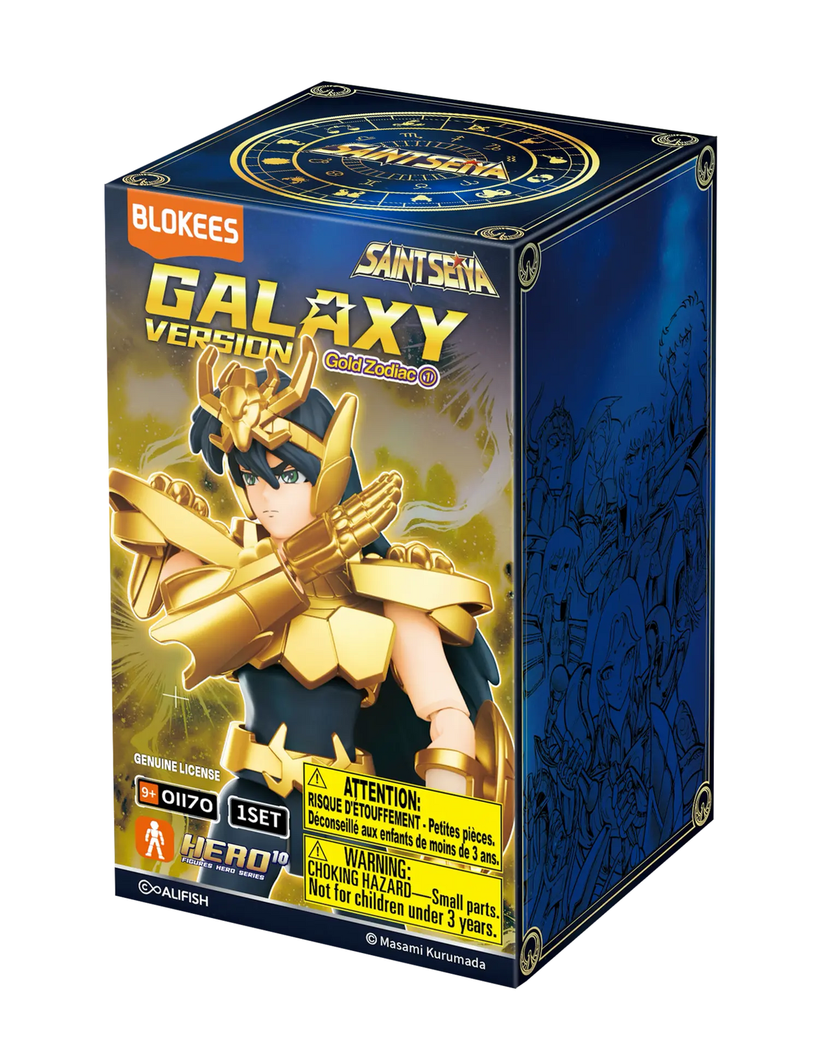 BLOKEES SHIRYU & DRAGON - SAINT SEIYA GALAXY BRONZE CLOTH MODEL KIT 9 cm