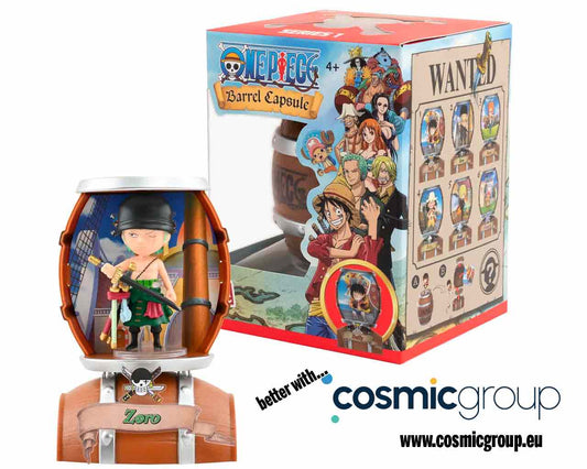 YUME - ONE PIECE - BARREL CAPSULE COLLECTION - 6 UNITS DISPLAY MINI FIGURA 10.3 cm