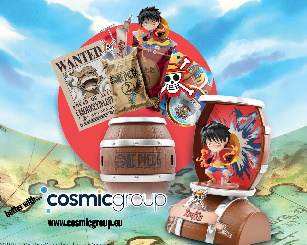 YUME - ONE PIECE - BARREL CAPSULE COLLECTION - 6 UNITS DISPLAY MINI FIGURA 10.3 cm