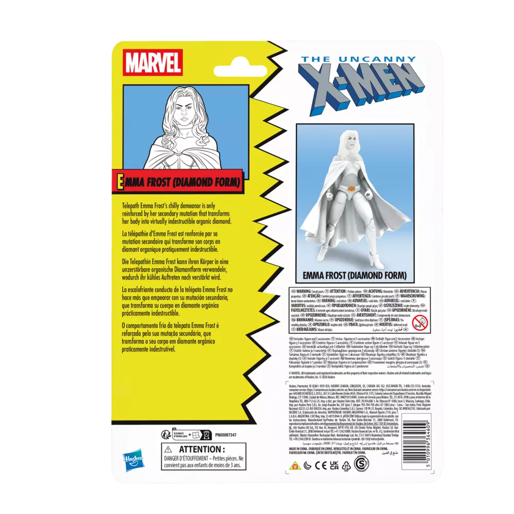 HASBRO - MARVEL LEGENDS X-MEN EMMA FROST DIAMOND FORM ACTION FIGURE