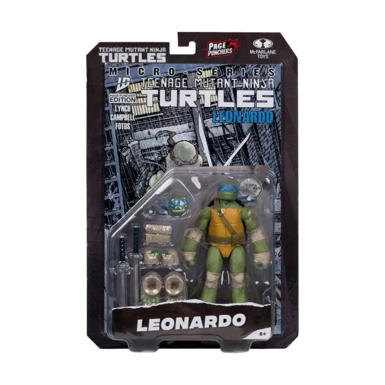 MCFARLANE TOYS 25 TEENAGE MUTANT NINJA TURLES 5IN COMIC WV1 LEONARDO ACTION FIGURE 12.5 cm