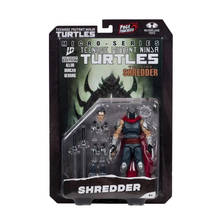 MCFARLANE TOYS 25 TEENAGE MUTANT NINJA TURLES 5IN COMIC WV1 SHREDDER ACTION FIGURE 12.5 cm
