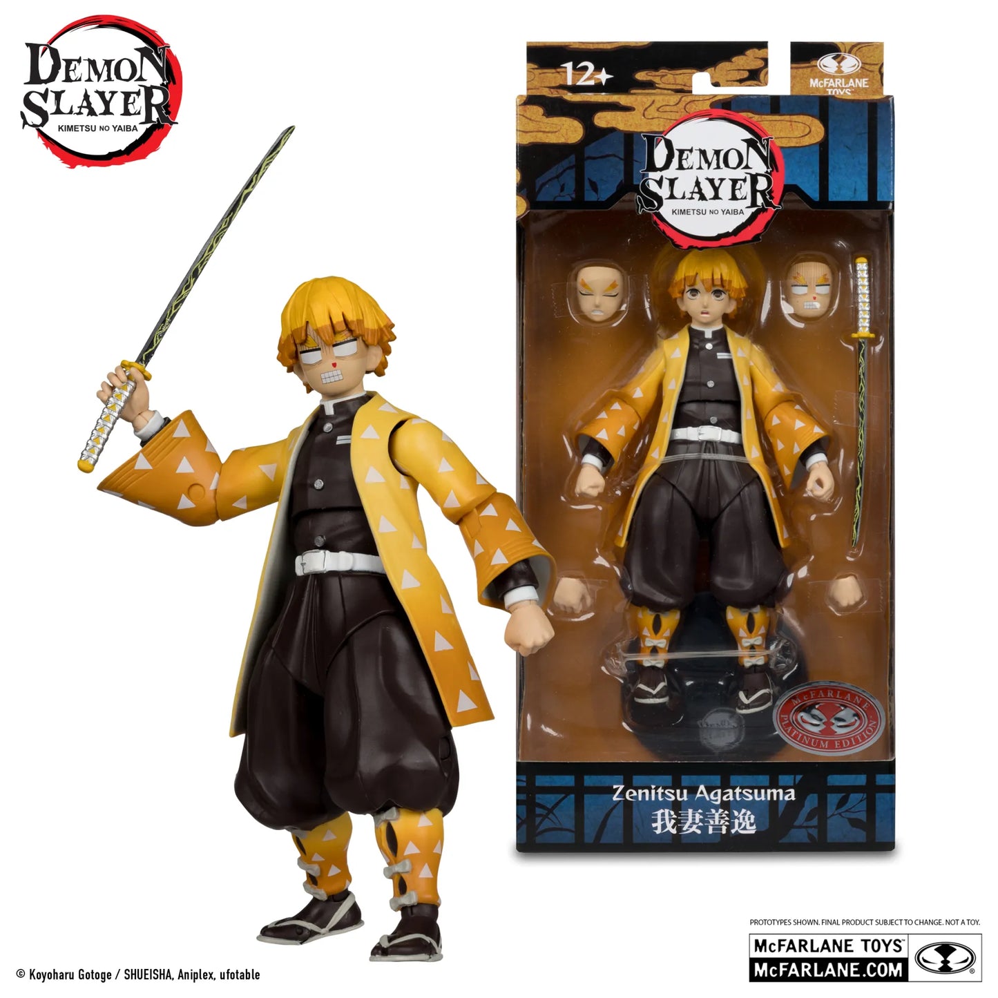 DEMON SLAYER WV7 ZENITSU AGATSUMA SEASON 3 ACTION FIGURE