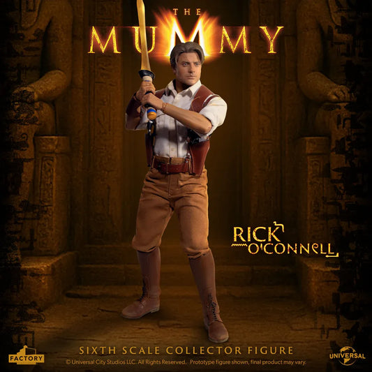 FACTORY ENT MUMMY RICK O'CONNELL SIXTH SCALE ACTION FIGURE 30 cm
