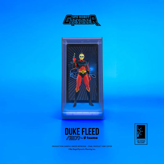 TSUME GRENDIZER DUKE FLEED - ACTARUS NEON FIGURA 25 cm