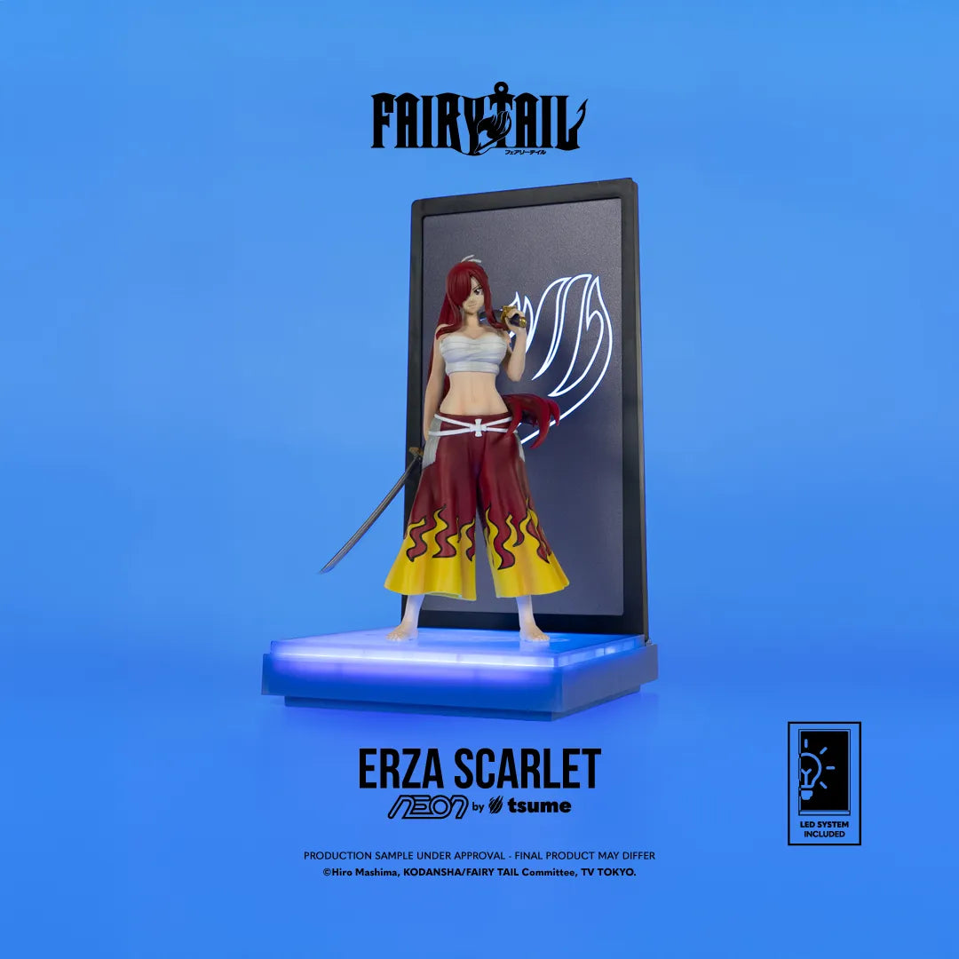 TSUME - FAIRY TAIL FAIRY TAIL ERZA SCARLET NEON FIGURA 25 cm
