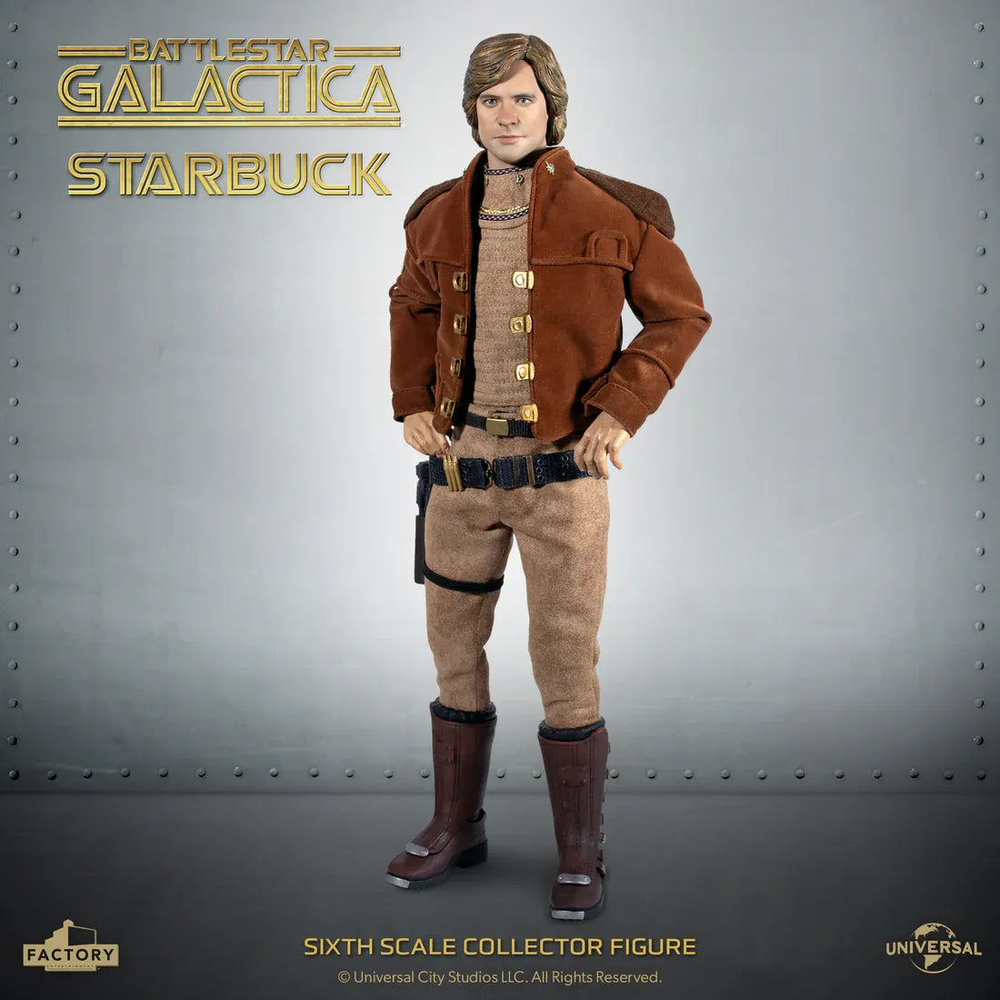 FACTORY ENT BATTLESTAR GALACTICA SCALE LIEUTENANT STARBUCK 1/6 ACTION FIGURE 30 cm