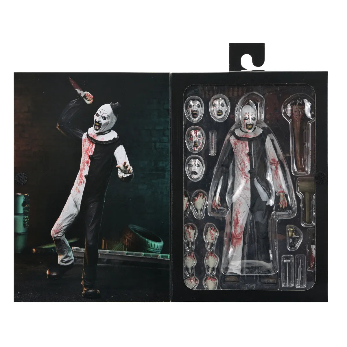 TERRIFIER 2 ART THE CLOWN BLOOD SPLATTERED ULTIMATE AF