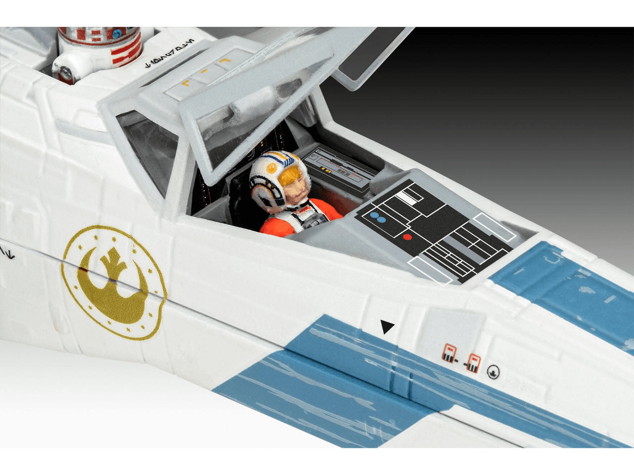 REVELL - STAR WARS MANDALORIAN GROGU NEW REPUBLIC X-WING MK MODEL KIT 1 cm