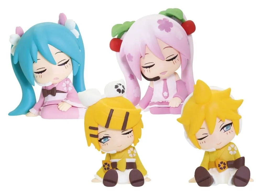 TOMY HATSUNE MIKU TWINCHEES LIL’ SLEEPERS VOL 3 FIGURINE DISPLAY (24) MINI FIGURA 5 cm