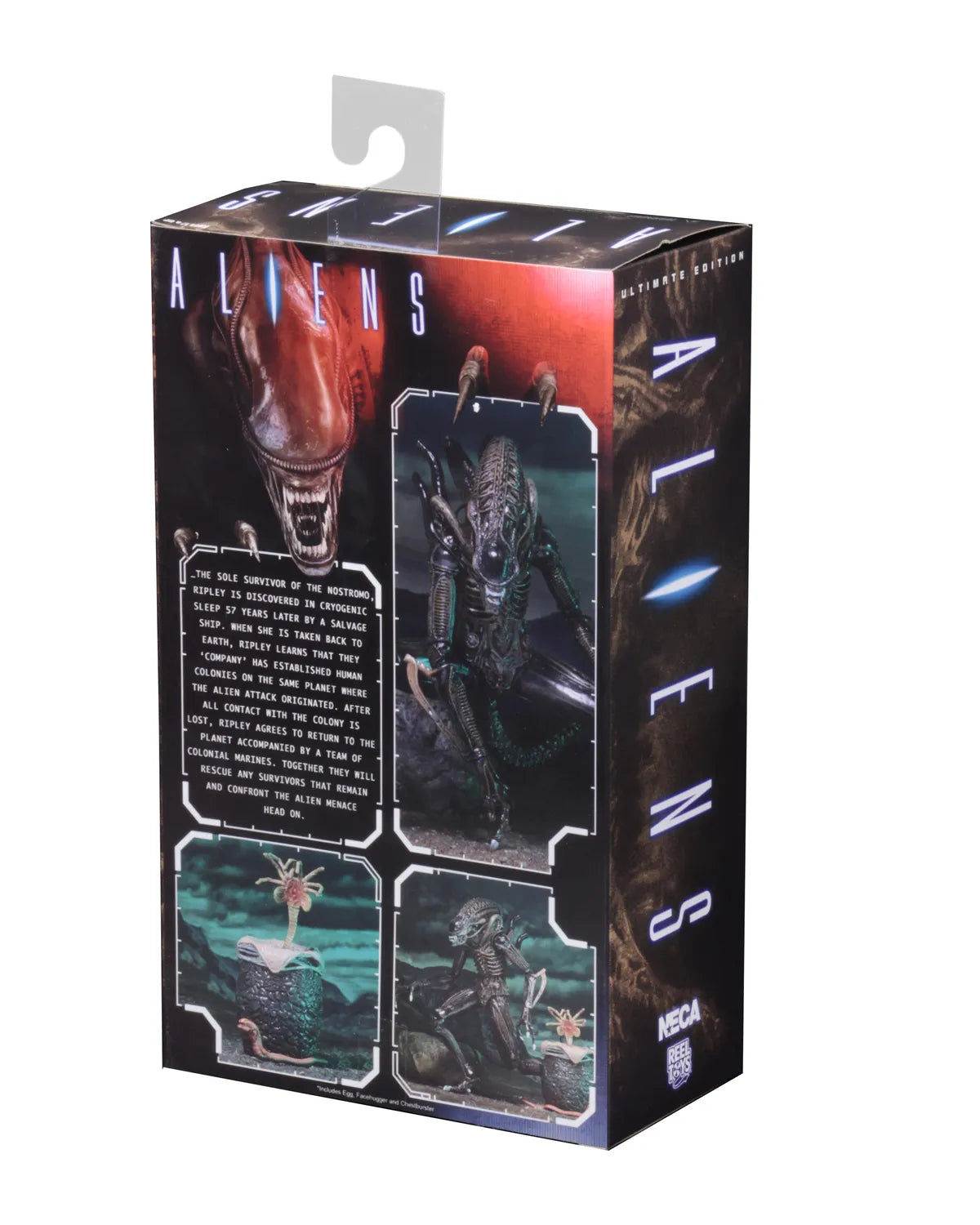 NECA ALIENS ALIEN WARRIOR BROWN 1986 ULTIMATE AF ACTION FIGURE 23 cm