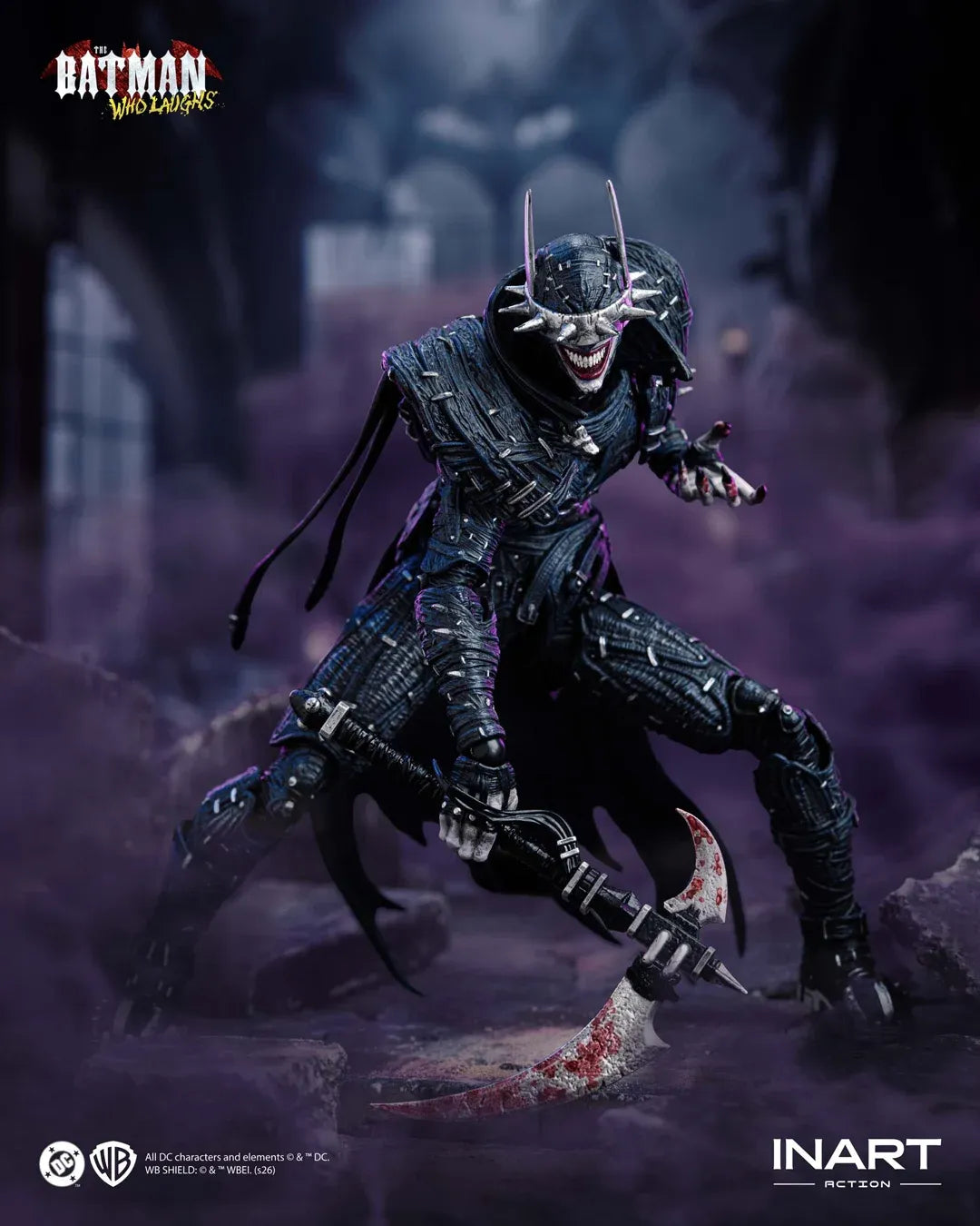 INART DARK NIGHTS METAL BATMAN WHO LAUGHS SCALE 1/12 ACTION FIGURE 18 cm