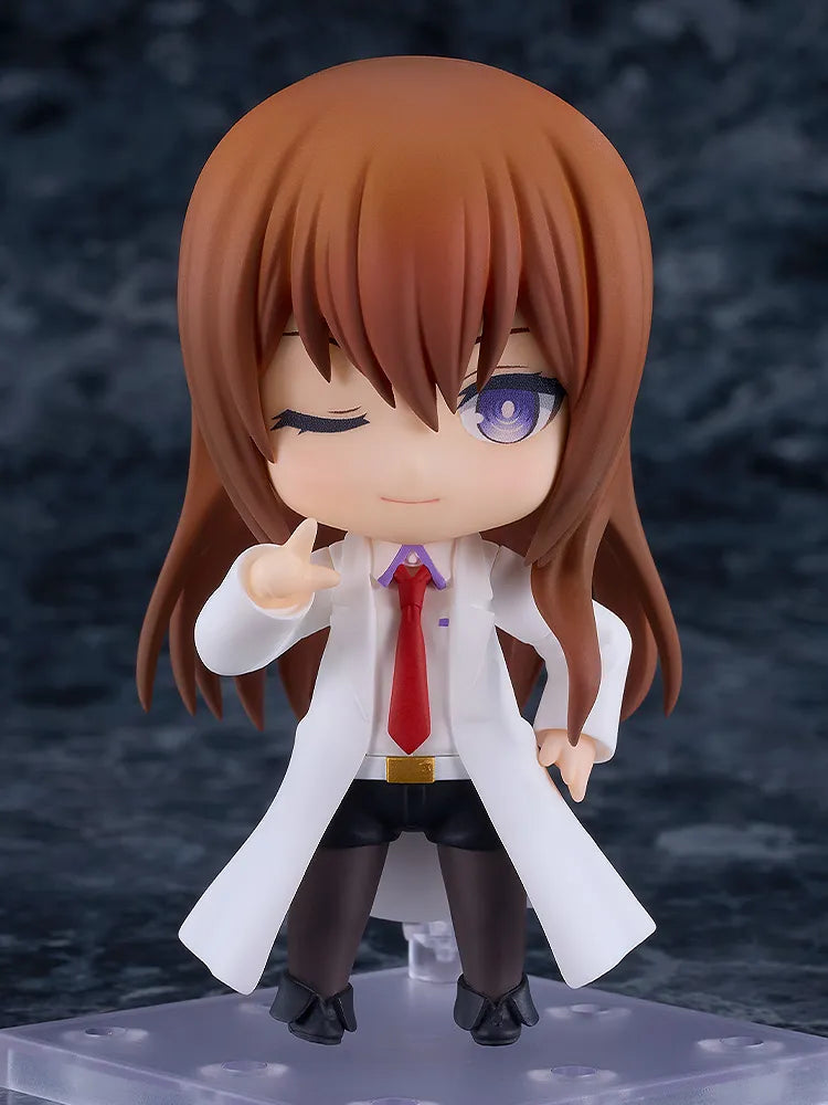 GOOD SMILE COMPANY NENDOROID STEINS GATE KURISU MAKISE LAB COAT BASIC MINI FIGURA 10 cm