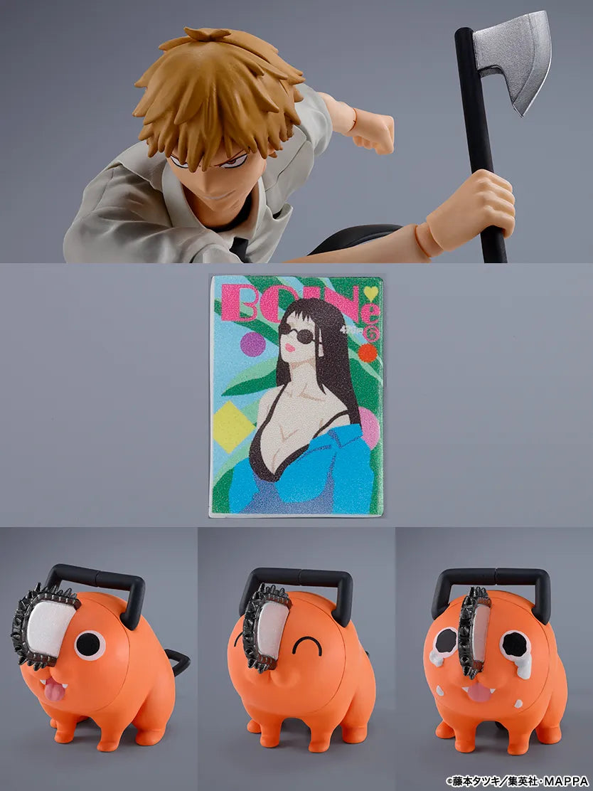 BANDAI S.H.FIGUARTS CHAINSAW MAN DENJI RERUN ACTION FIGURE 15 cm