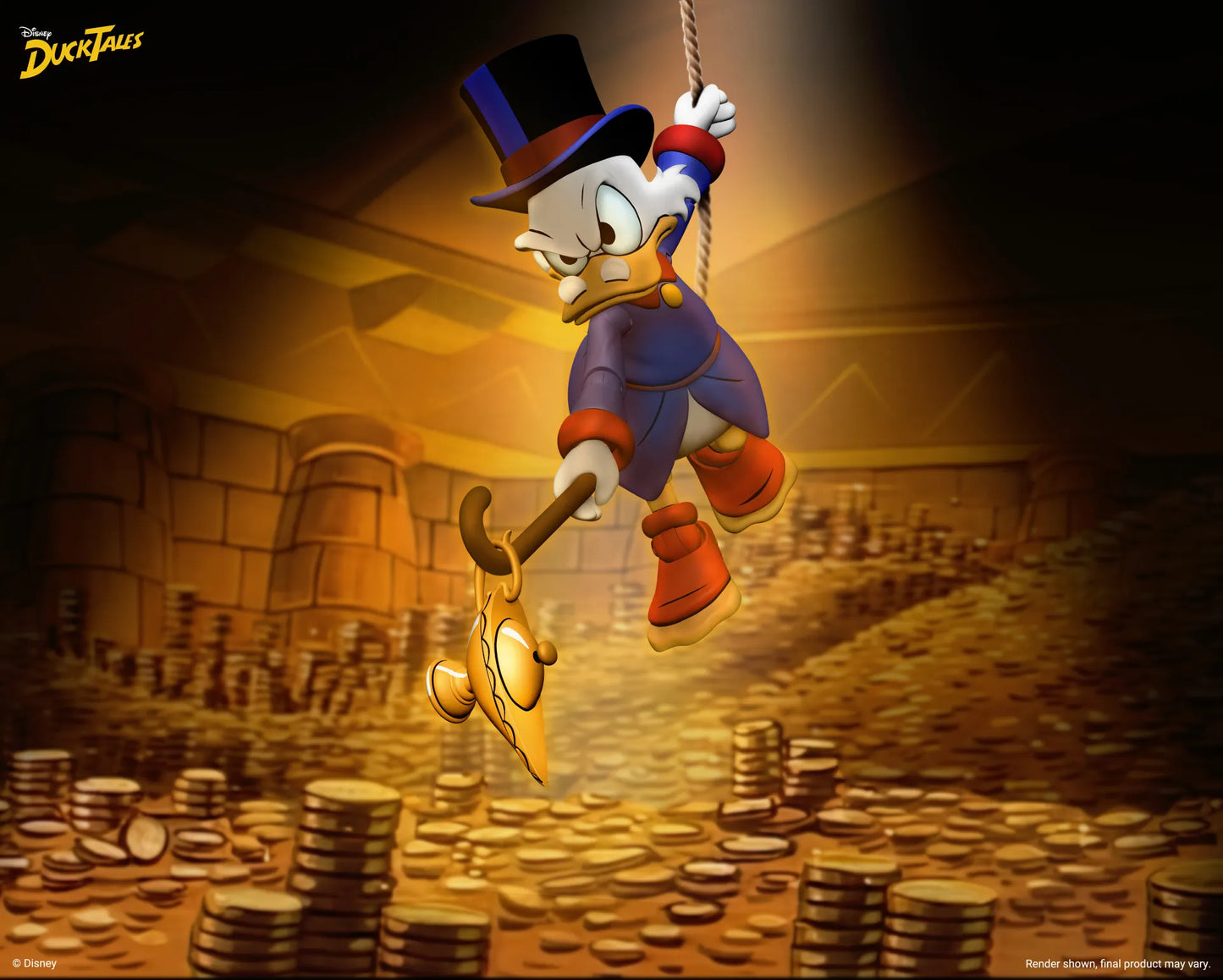 NECA DUCKTALES SCROOGE MCDUCK ULTIMATE AF ACTION FIGURE 17 cm