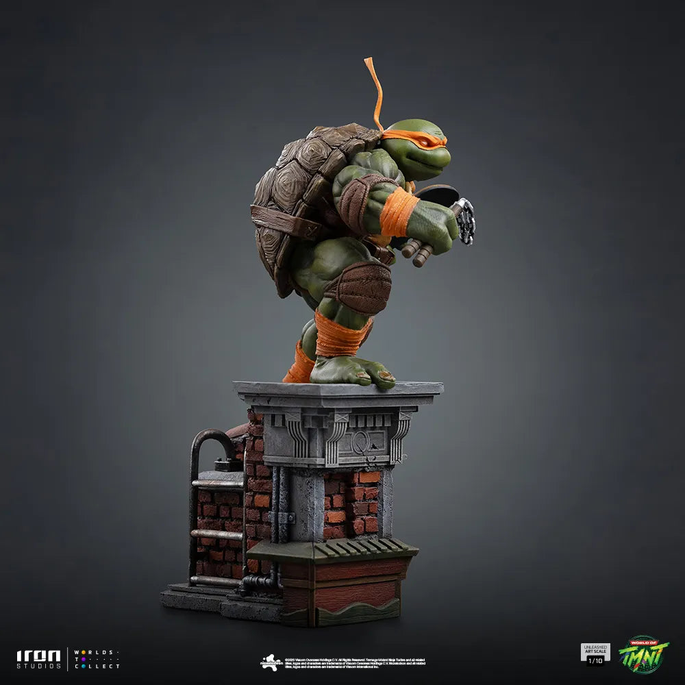 TEENAGE MUTANT NINJA TURTLES MICHELANGELO UNLEASHED 1/10 STATUE