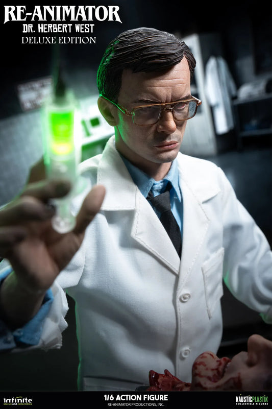 INFINITE STATUE RE-ANIMATOR DOCTOR HERBERT WEST DELUXE EDITION 1/6 ACTION FIGURE 31cm