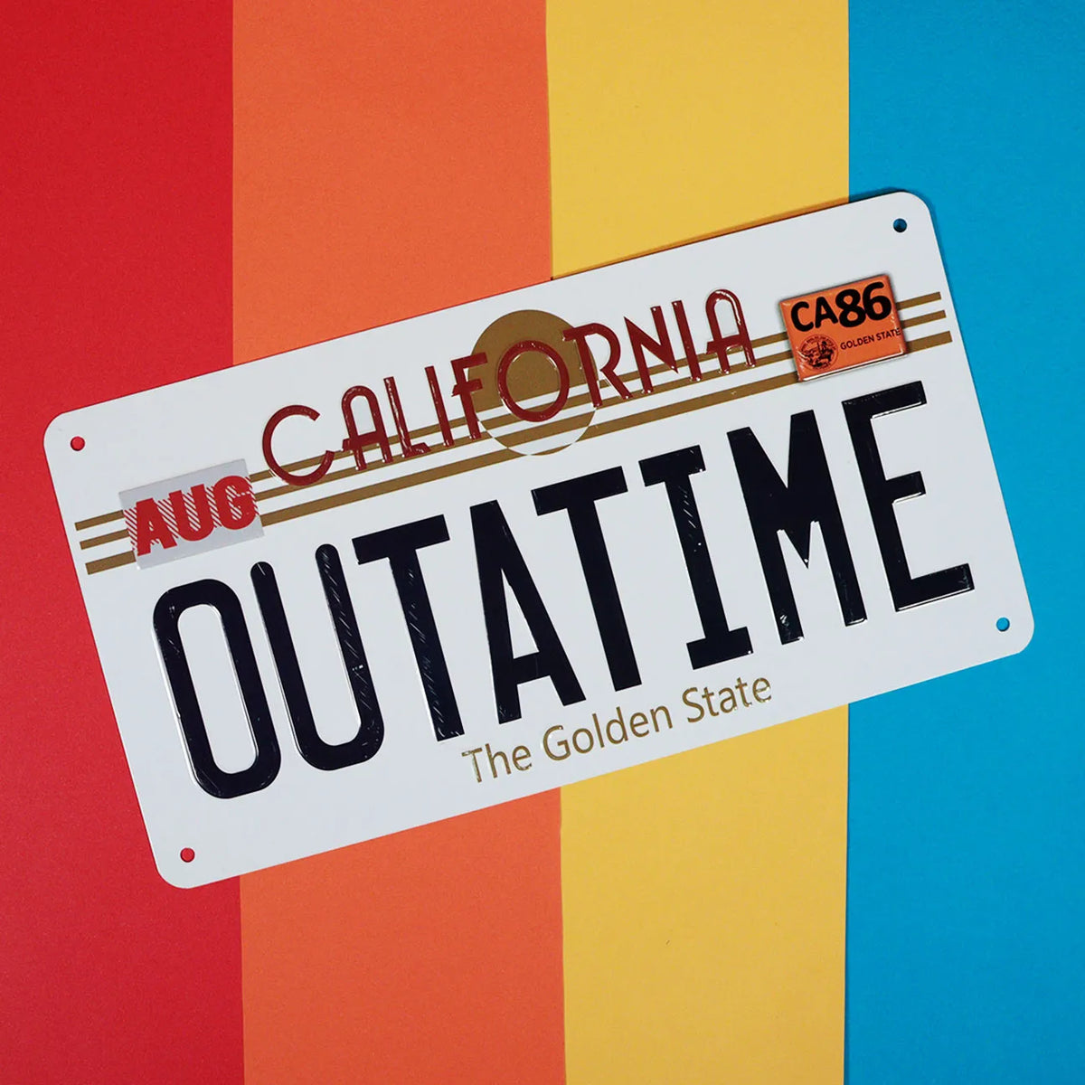 FANATTIK - FINAL FANTASY BACK FUTURE - LICENSE PLATE OFFICIAL REPLICA 15x28 cm