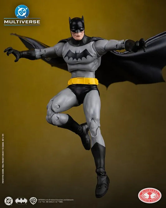 MCFARLANE TOYS 25 BATMAN - DC MULTIVERSE 7INCH #1 PLATINUM ACTION FIGURE 18 cm