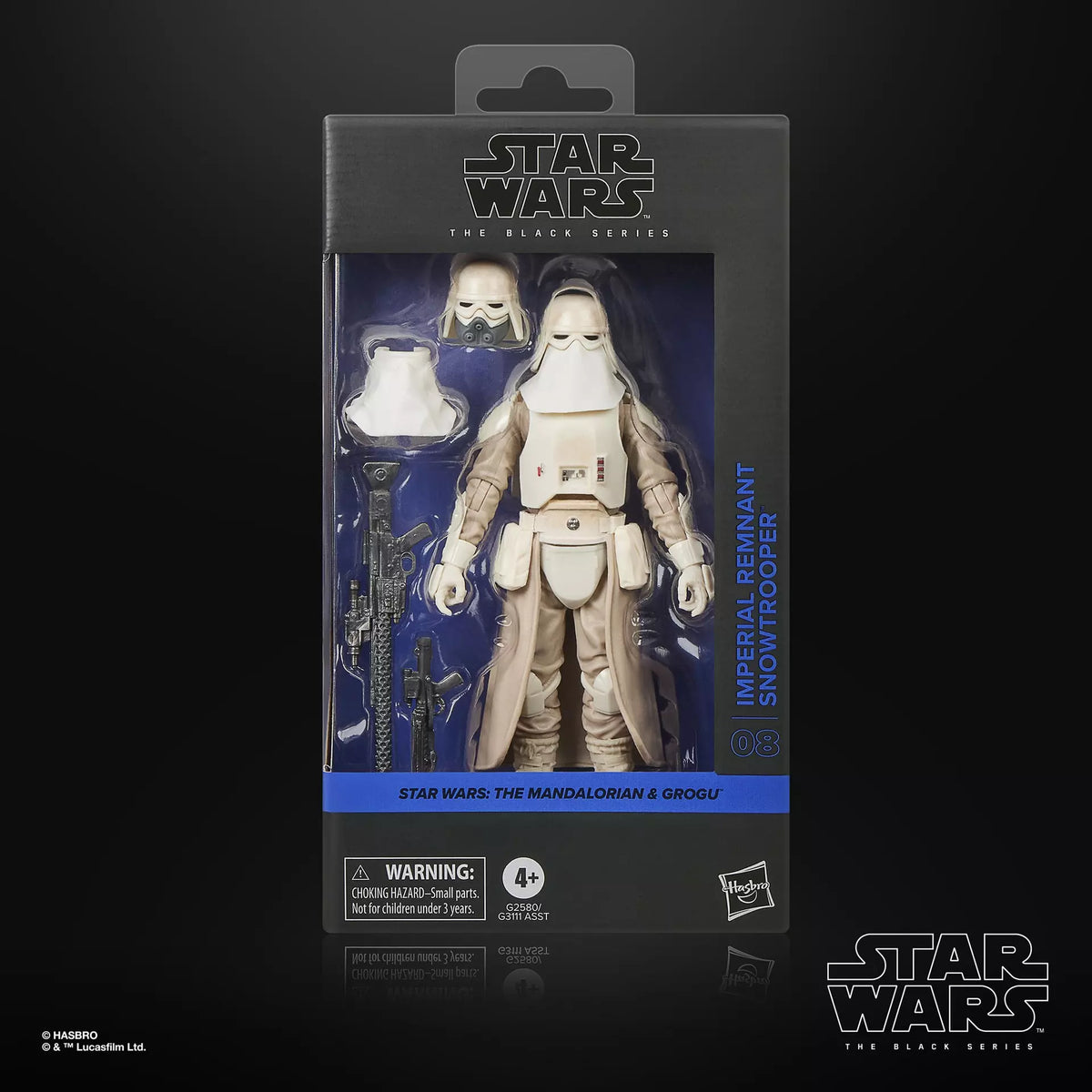HASBRO - STAR WARS BLACK SERIES MANDALORIAN GROGU IMPERIAL REMNANT SNOWTROOPER ACTION FIGURE