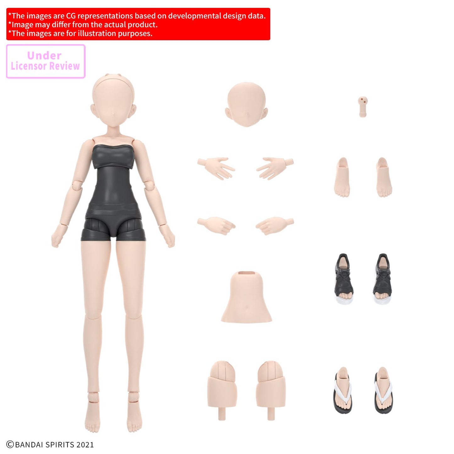 30MS OPTION BODY PARTS ARM PARTS & LEG PARTS S COLOR A