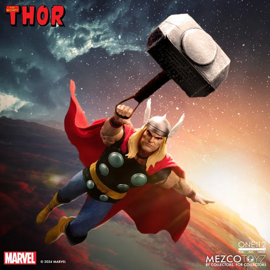 MEZCO TOYS ONE 12 COLLECTIVE MIGHTY THOR ACTION FIGURE 17 cm