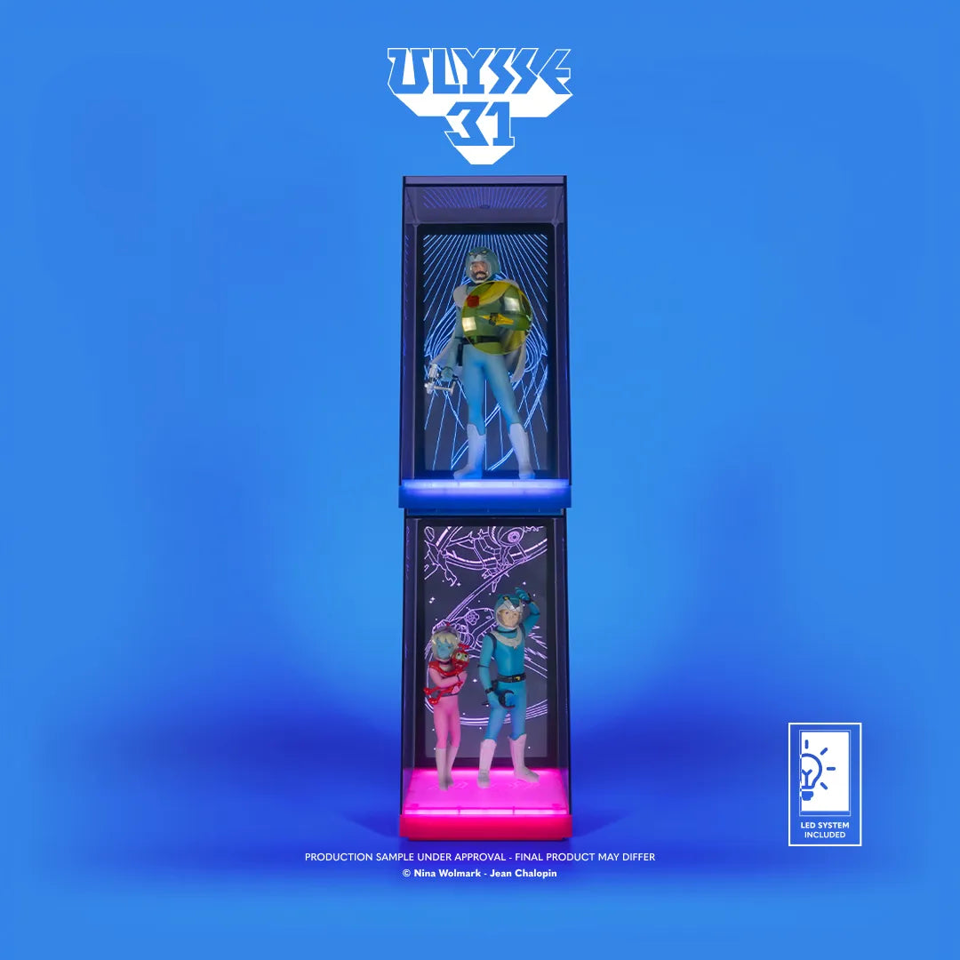 TSUME ULYSSE 31 TELEMACHUS & THEMIS COSMIC VERSION NEON FIGURA 25 cm