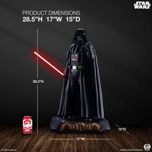 PCS DARTH VADER - STAR WARS 1:3 SCALE STATUA 72.4 × 43.2 × 38.1 cm (H × W × D)