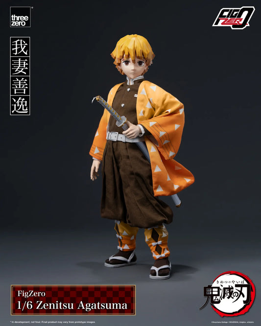 THREEA TOYS/THREEZERO ZENITSU - DEMON SLAYER AGATSUMA 1/6 ACTION FIGURE 27 cm