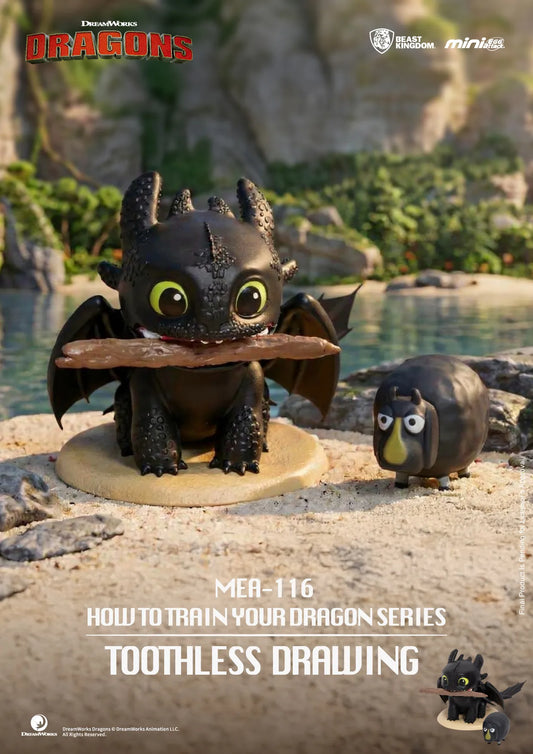 BEAST KINGDOM HOW TRAIN YOUR DRAGON SERIES BLIND BOX DISPLAY (6) MINI FIGURA 8.9 cm